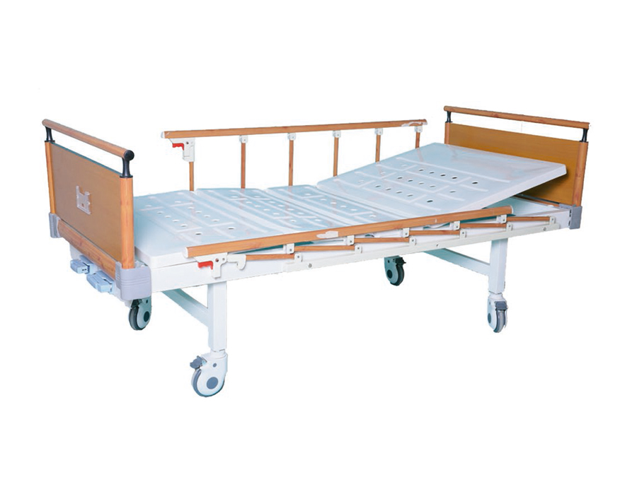 br-c8雙搖護理床(復(fù)合床頭四角剎車)